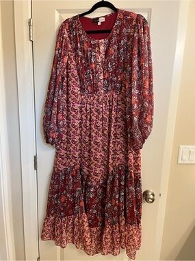 Flowy Bohemian Maxi dress, size XL